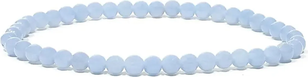 Bracelet Angélite anti-stress - Lot de 2 élastiques confort 0,4 cm