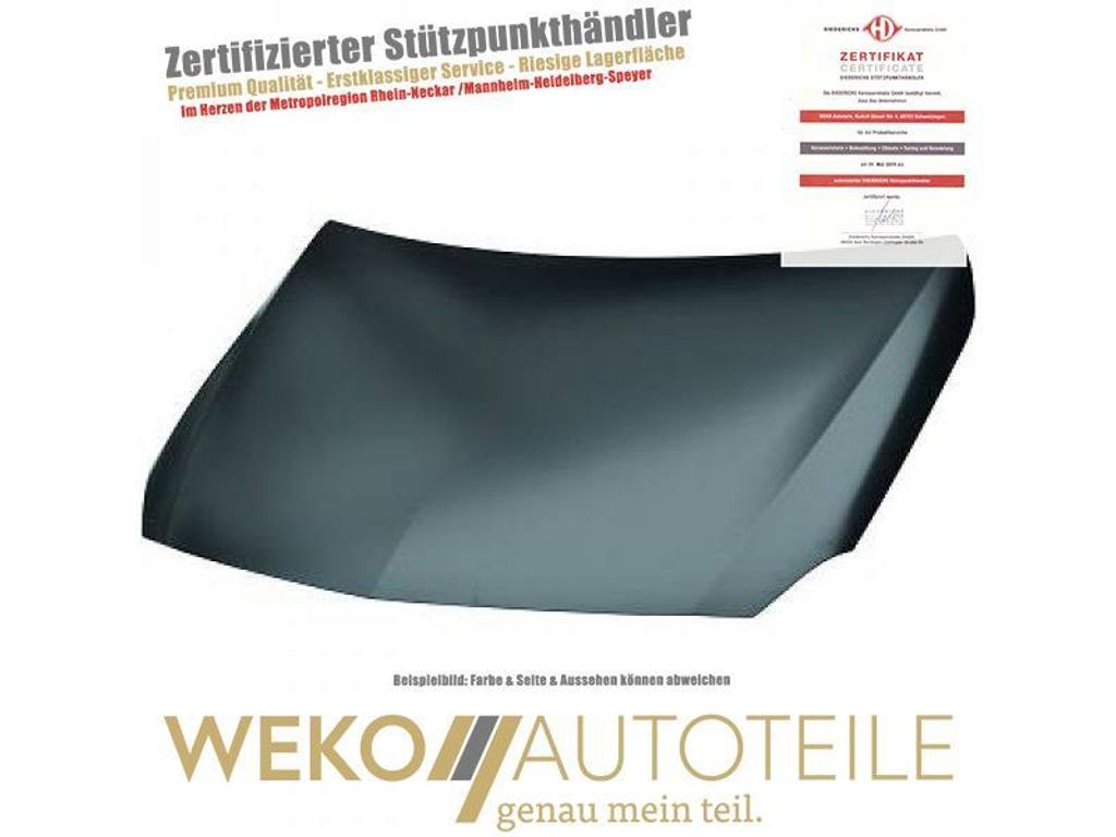 Motorhaube DIEDERICHS 1682000 für MERCEDES-BENZ