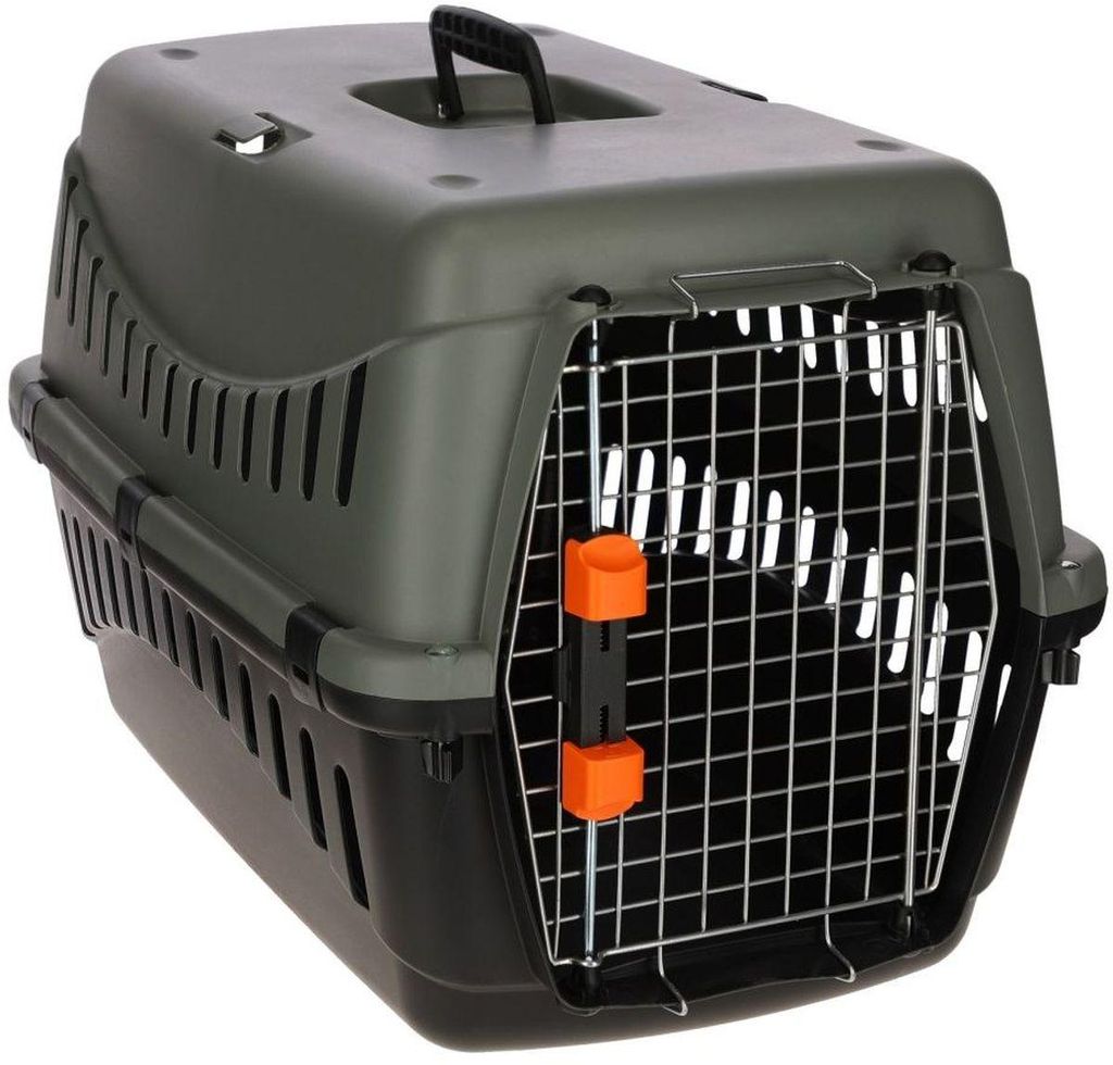 Kerbl Eco Pet Transport Box Zielony 58x38x38 cm Zielony Zdjęcie produktu 