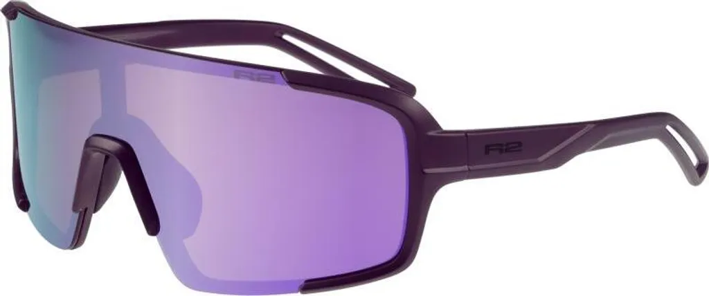 Lunettes R2 Impulse bleu mat anti-éblouissement et verres violets sport