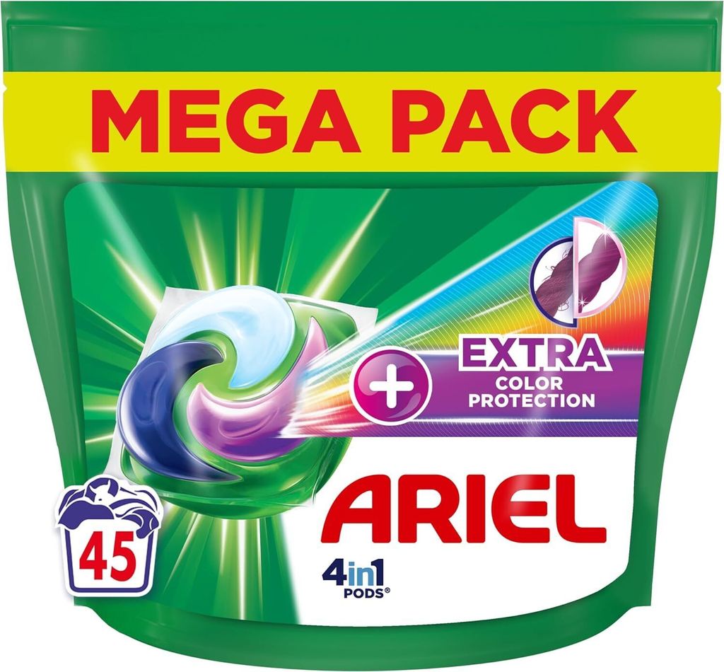 Ariel 4in1 PODS Waschmittel-Pods + zusätzlicher Farbschutz Produktbild 1