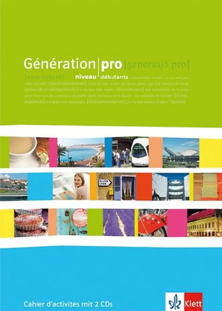 Méthode de français Génération Pro pour débutants avec CD audio inclus