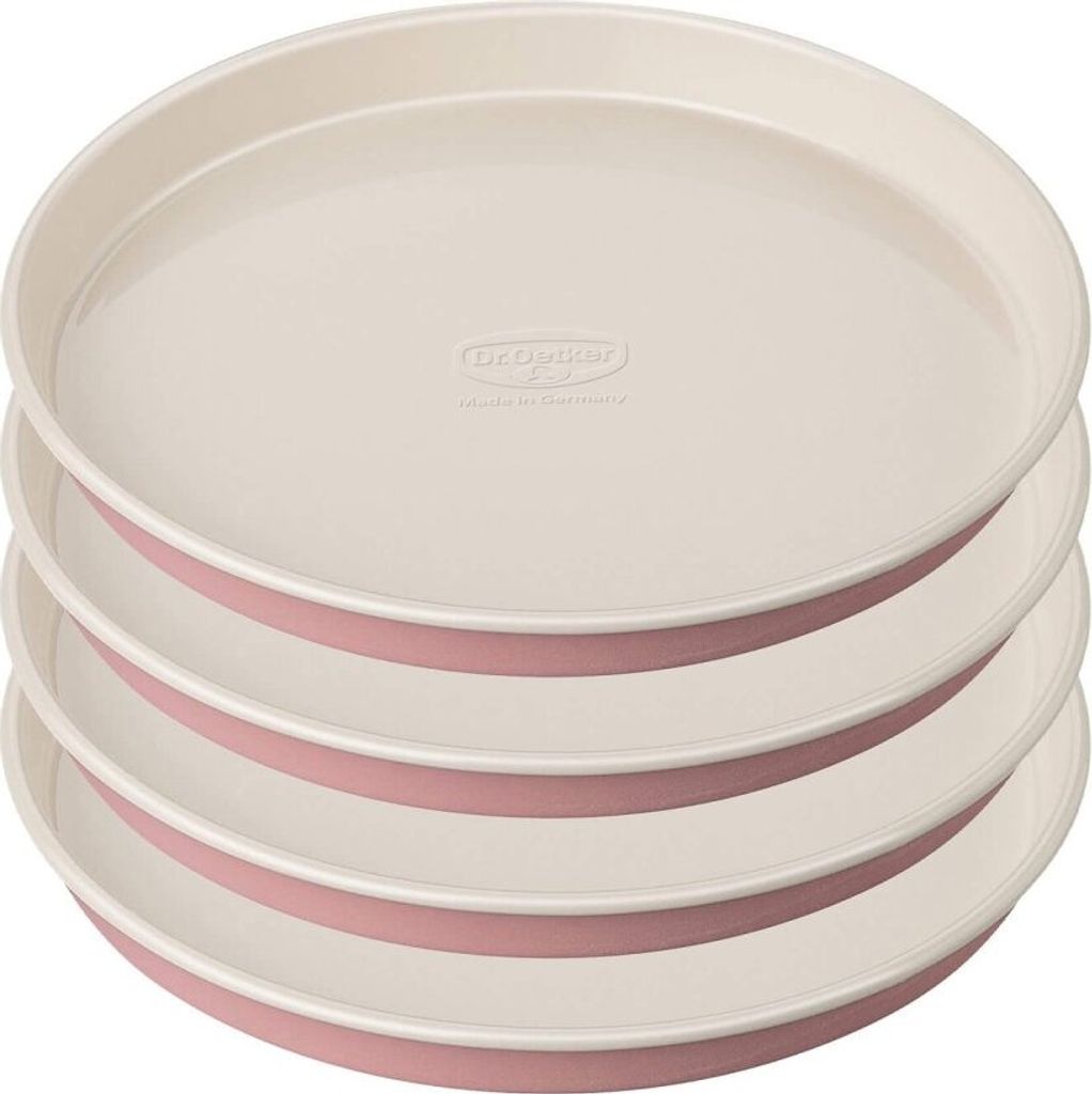 Dr. Oetker Set 4 contenitori stampi per torte Ø18 cm Linea Immagine del prodotto 