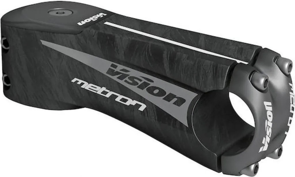 Potence Aérodynamique en Carbone Vision Metron 120mm Noir Mat 31,8mm