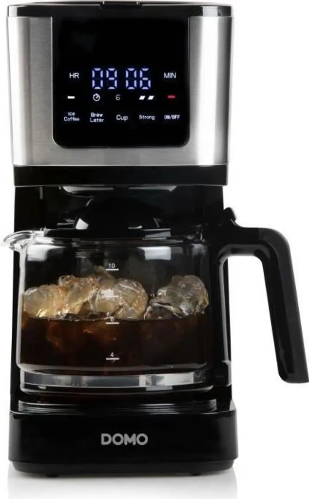 DOMO DO733K Caffettiera Elettrica 900W 10 Tazze - Programmazione LCD