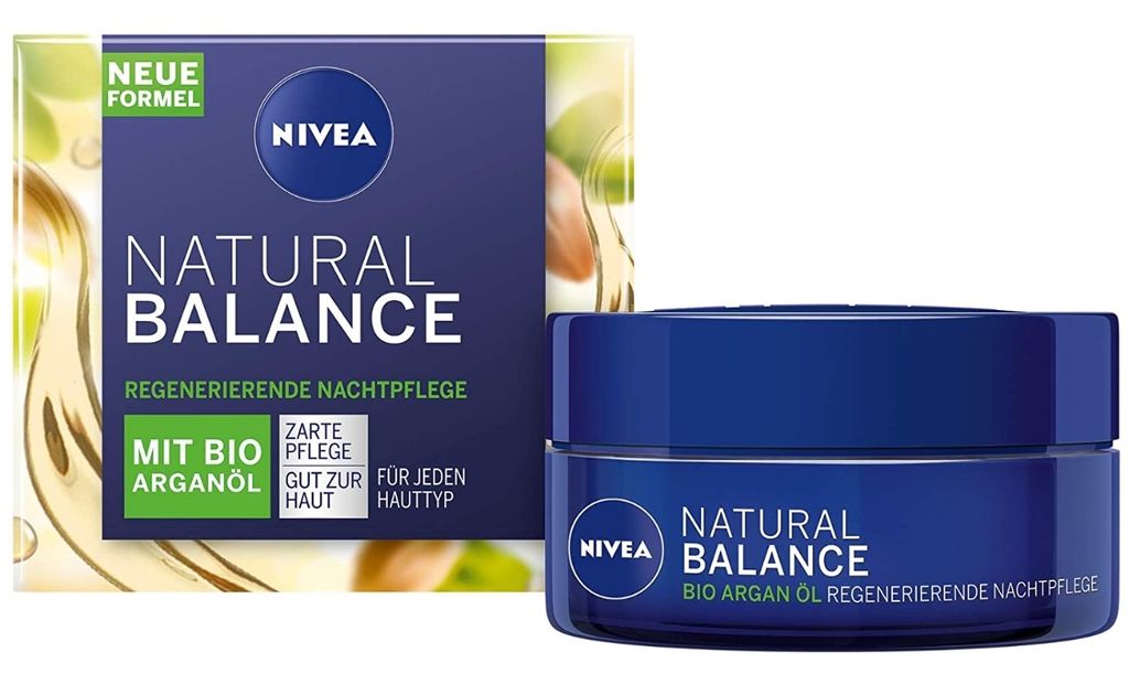 NIVEA Natural Balance Regenerierende Nachtpflege, 50 ml Creme
