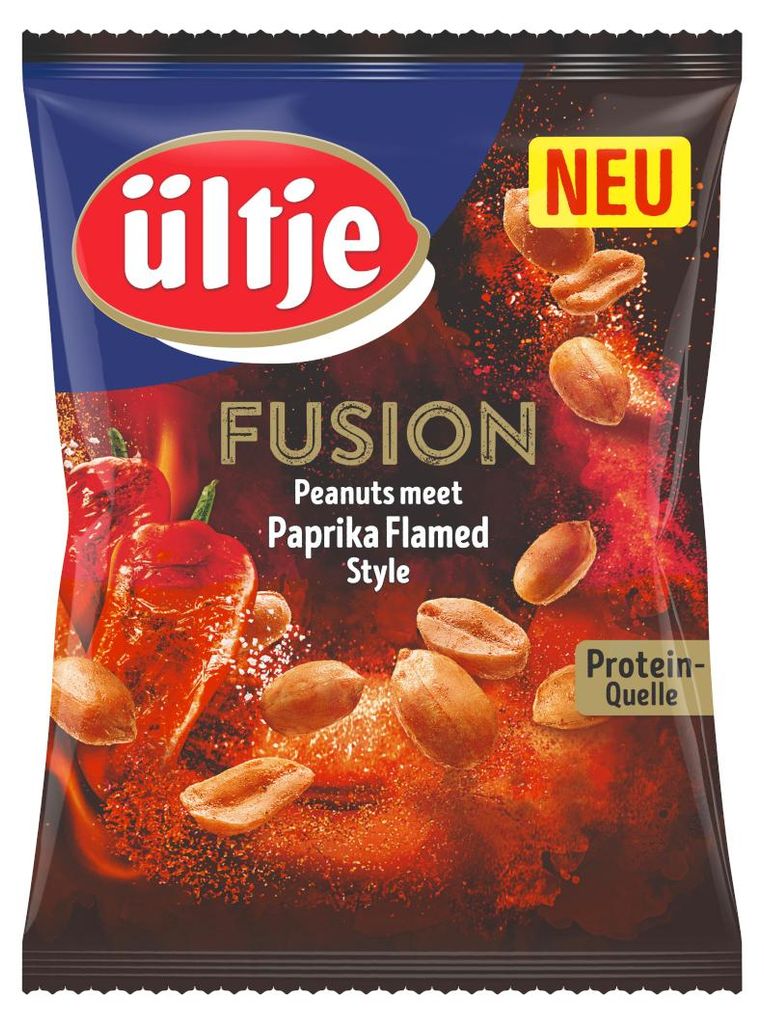 Ültje Fusion Paprika Flamed Style ziarna orzeszków ziemnych Zdjęcie produktu 
