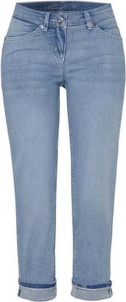 Toni Damen Slim Fit Jeans in hellem, ausgewaschenem Look, Ganzjahres