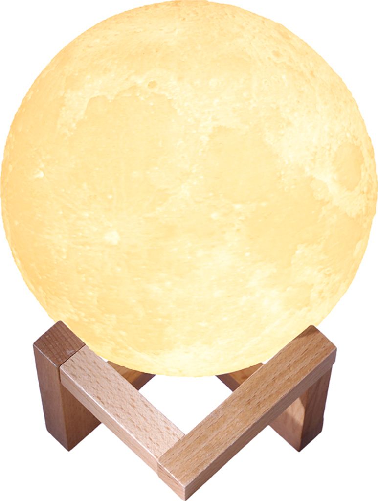 Denver Bluetooth-Lautsprecher mit 3D-Monddesign und Licht (111151010902)