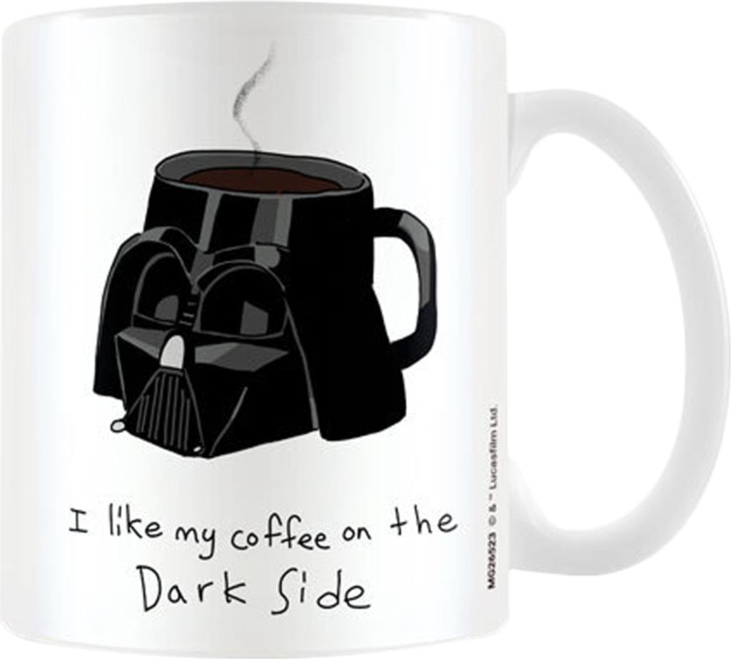 Star Wars - Kaffeebecher "Dark Side", Mem PM3683 (Einheitsgröße) (Weiß/Schwarz)