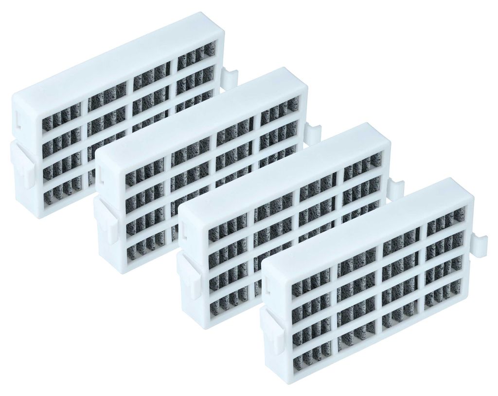 vhbw 4x Filter kompatibel mit Whirlpool ART890/A++/NF 856445101100, ART8911/A+SF 856444296010, ART884/A+/NF 856479296020 Kühlschrank - Hygienefilter