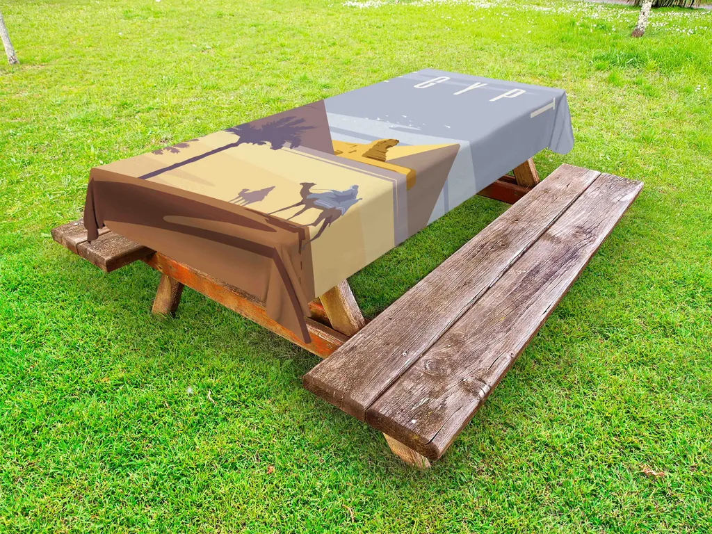 Tovaglia per Feste a Tema Egitto ABAKUHAUS 145x210 Cleopatra