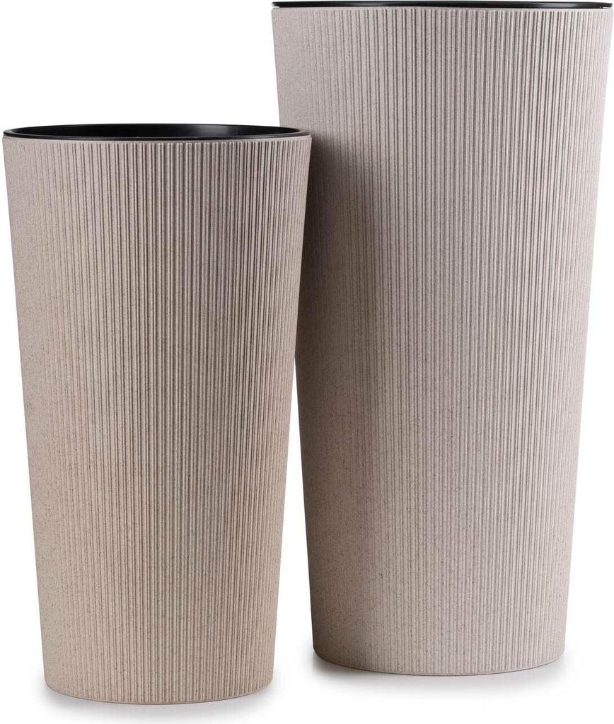 HowHomely | Pflanzkübel, Set aus 2 Blumentöpfen, Pflanztopf Produktbild 