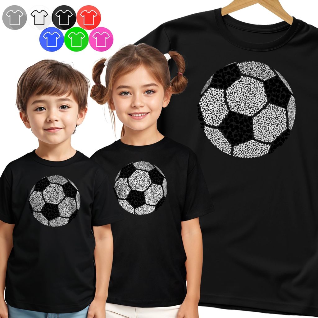 Kinder-T-Shirt Dots Ball Für Kleine Fussballer Tag Dots - 98 Xxs