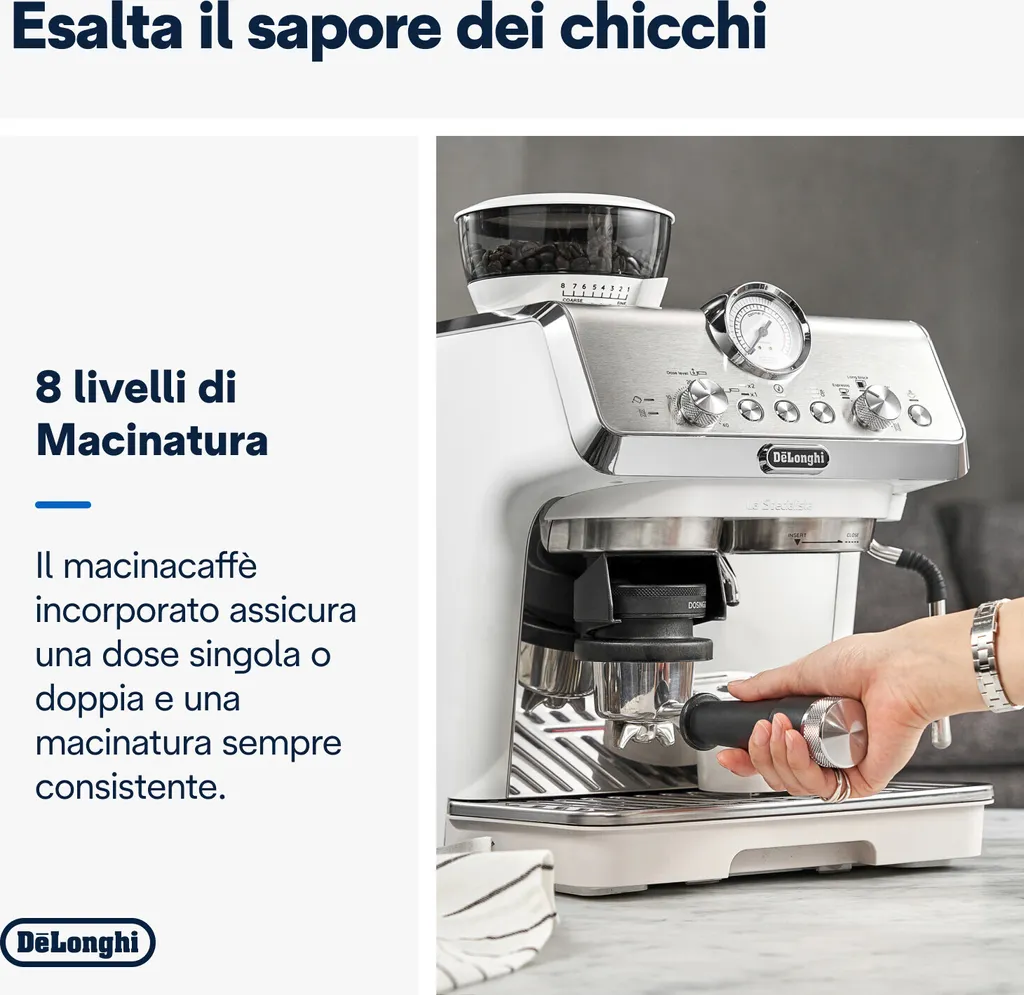 Machine espresso DeLonghi EC9155.W : un café professionnel sans effort - 22