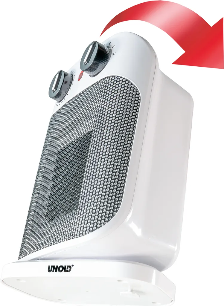 Ventilateur de chauffage céramique 1800W - Radiateur soufflant mobile IP21