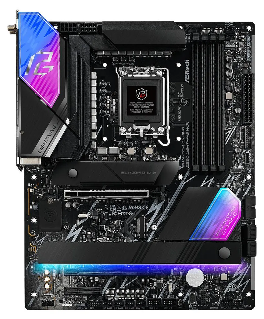 Carte Mère ASRock Z890 Lightning WiFi ATX DDR5 Intel LGA1851