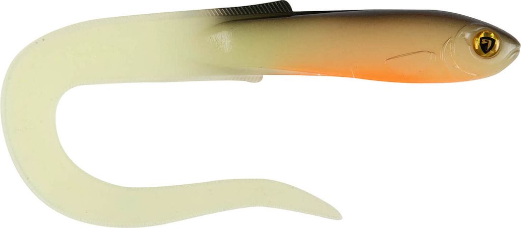 Fox Rage Slick Eel Gummiköder UV Hot Olive 28cm