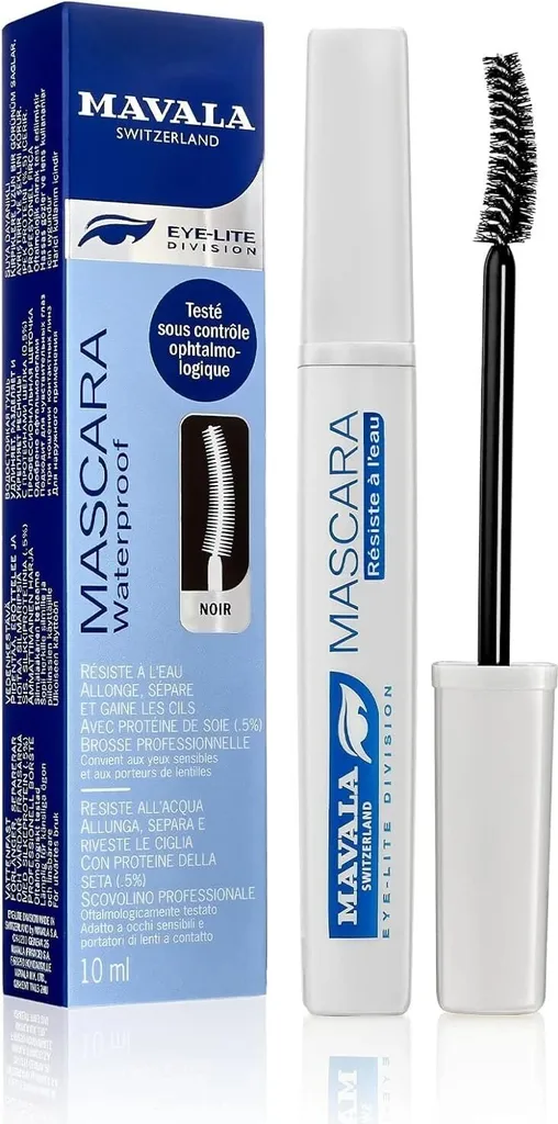 Mavala Mascara Waterproof Nero 10ml - Allungante e Anti-Sbavatura