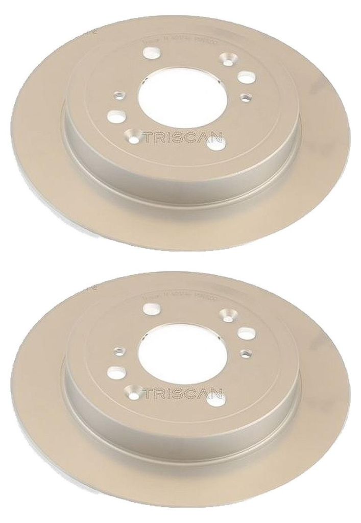 2 Bremsscheiben voll Ø 239 mm TRISCAN Bremsen-Expertise für HONDA JAZZ