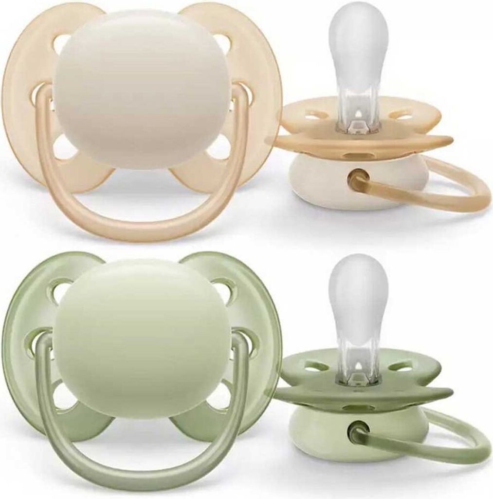 Philips Avent Ultra Soft X2 Jungen Schnuller Golden 0-6 Produktbild 1