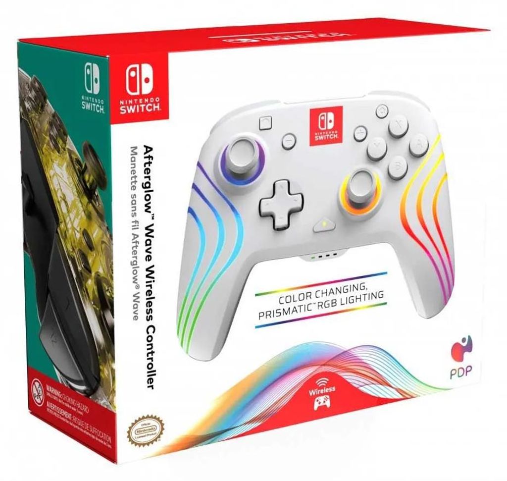 PDP Afterglow Wave Kabelgebundener Controller: White Für Produktbild 