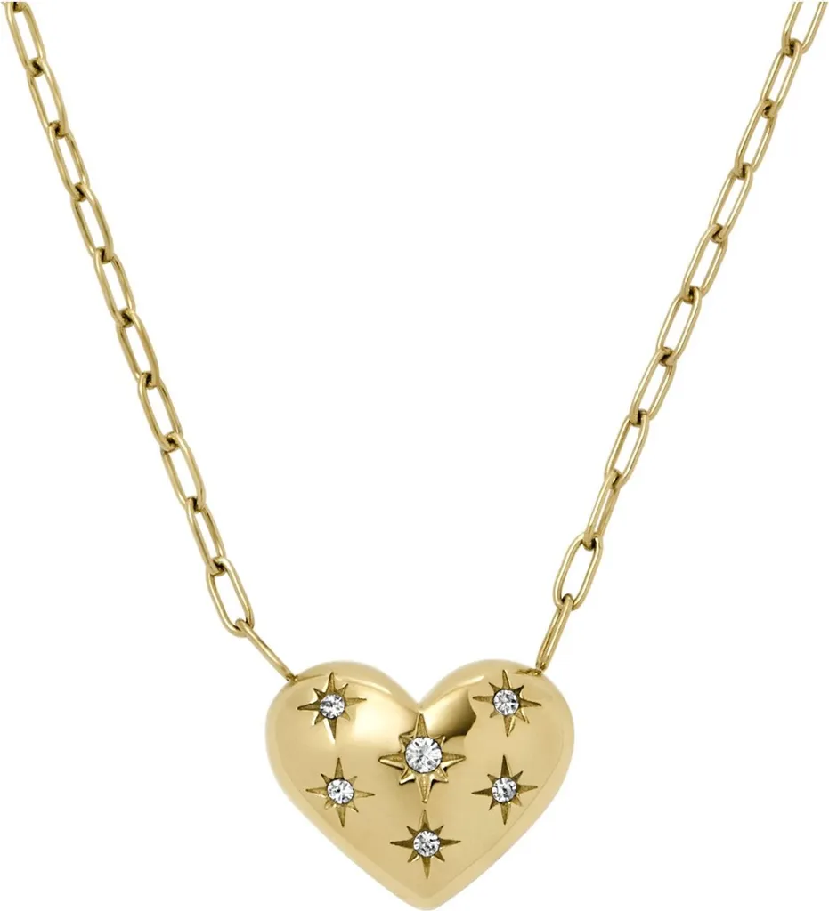 Collana Fossil Sadie Oro JF04856710 - Il Gioiello di Tendenza