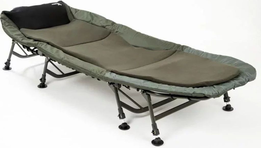 Mostal 8-Bein Luxus Karpfenliege Bedchair Anglerliege Liege Liege
