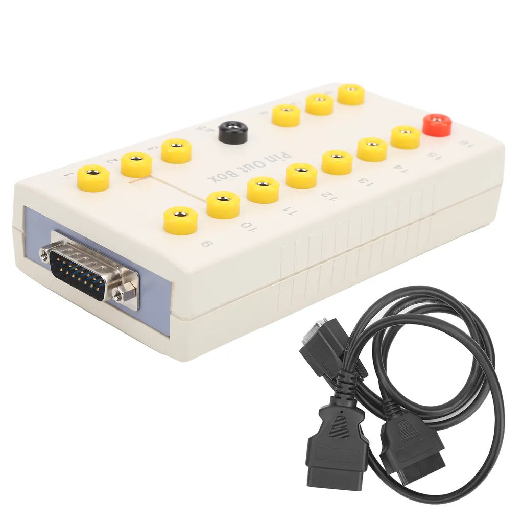 OBD2 Diagnostic System avec Boîtier de Dérivation à 16 Broches Noir - 7