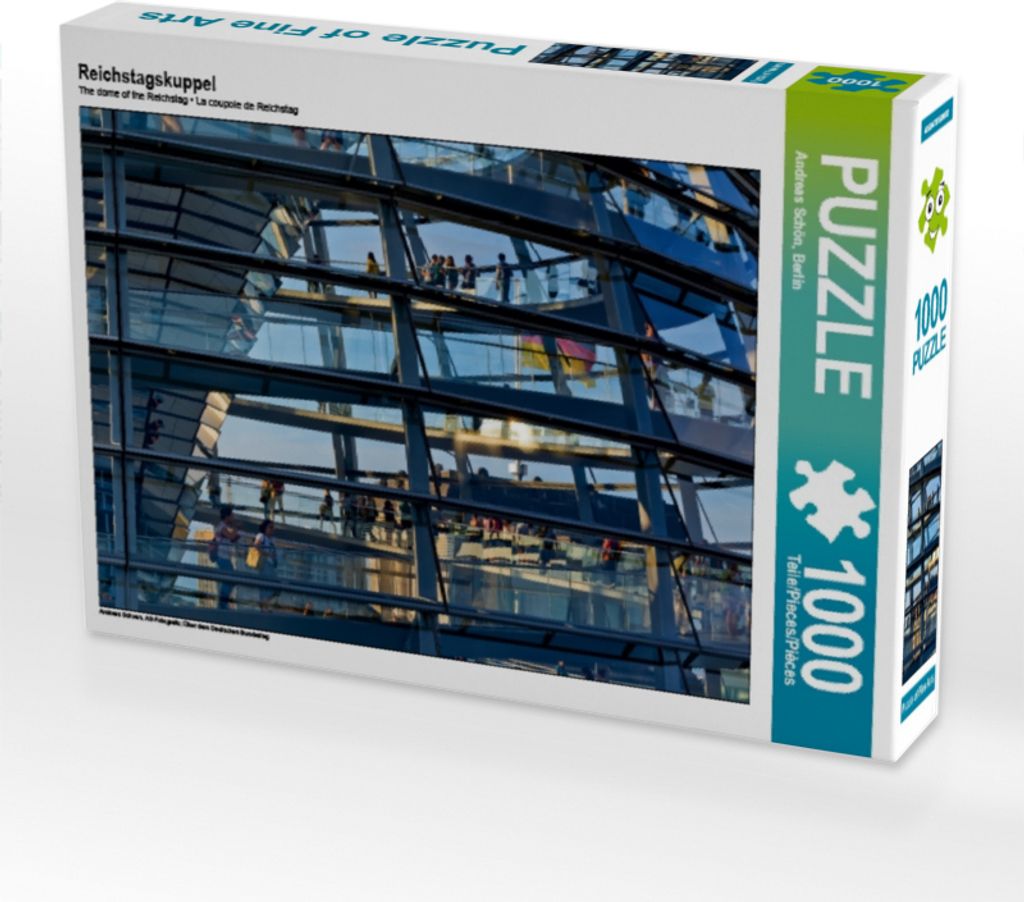 Calvendo Reichstagskuppel 1000 Teile Puzzle quer 640x480mm, Schön Andreas; 7395456