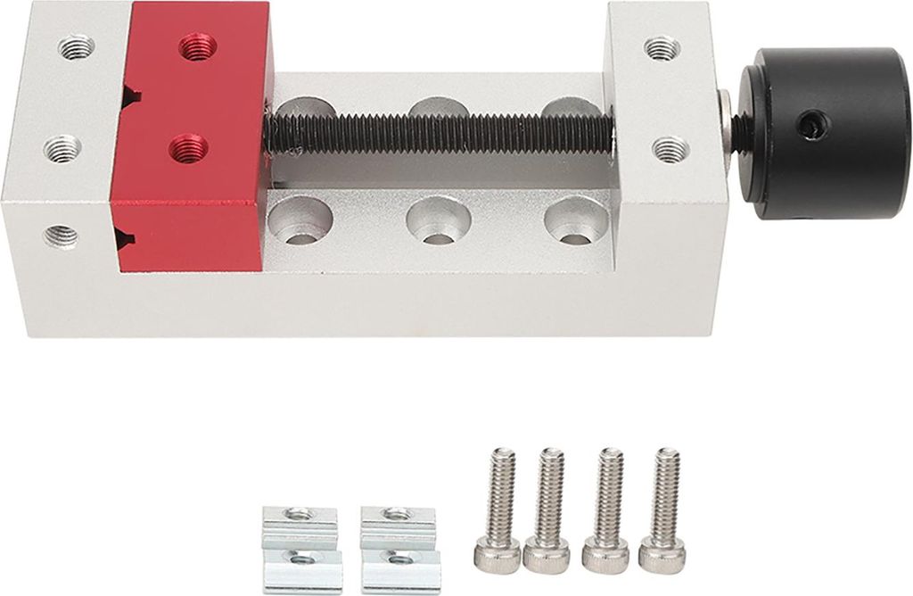 50-mm-Mini-Flachklemme aus Aluminium für Tisch, Werkbank und Bohrmaschinen