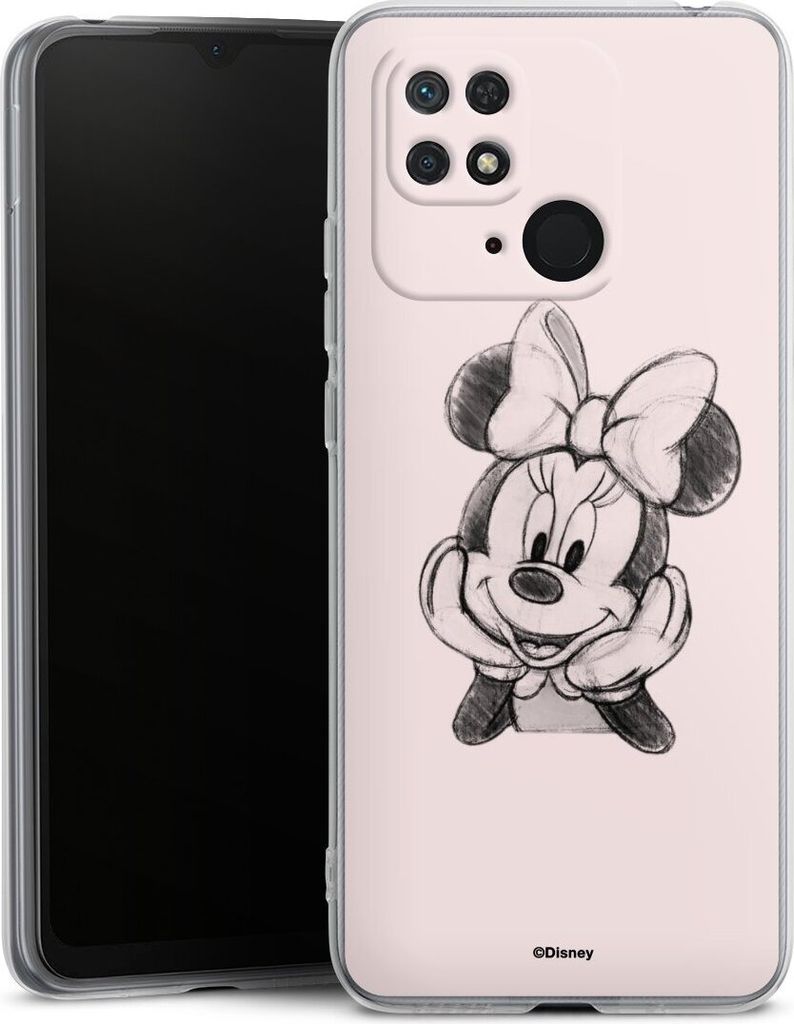 DeinDesign Handyhülle für Xiaomi Redmi 10C Silikon Hülle Case Smartphone Schutzhülle Disney Minnie Mouse Offizielles Lizenzprodukt