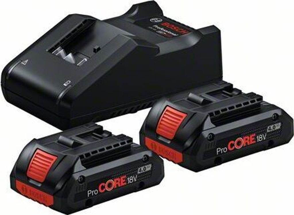 Bosch Starter Set Standard 2x ProCORE18V 4.0Ah + GAL 18V-40 Produktbild 30