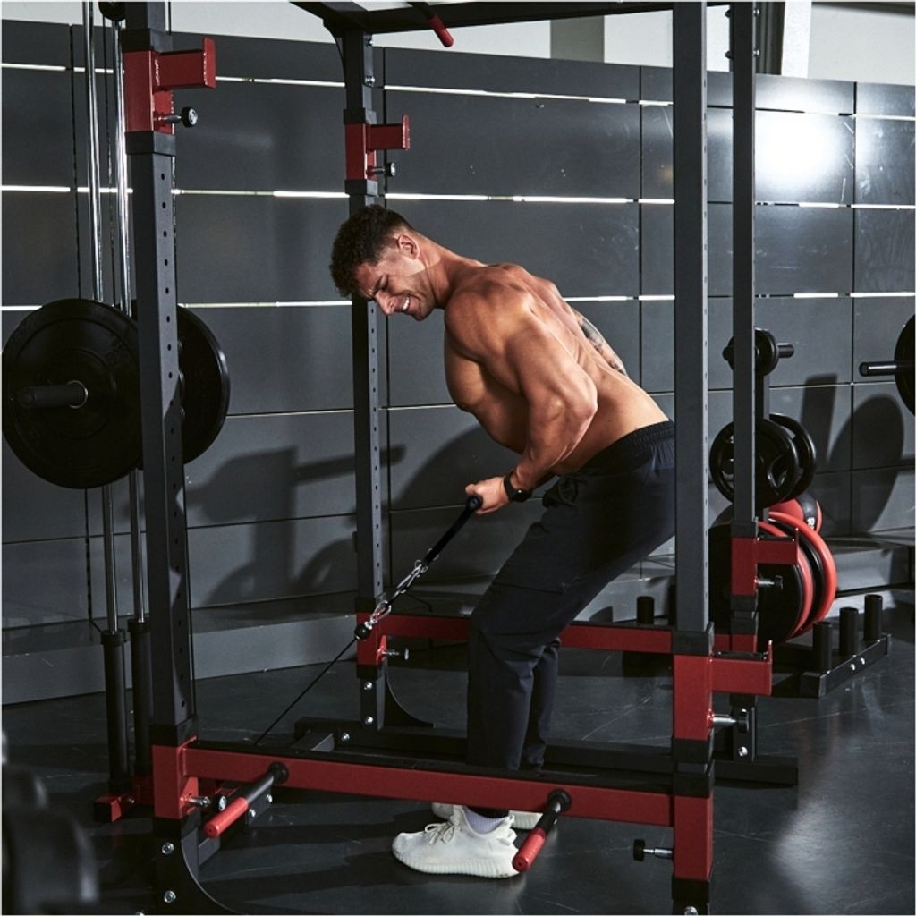 GORILLA SPORTS Latzugstange – Verstellbar 60/75/100 Cm, Inkl. 2 Griffe + Karabiner, Stahl/Kunststoff – Für Rücken, Bizeps, Trizeps & Schultertraining GORILLA SPORTS Latzugstange – Verstellbar 60/75/100 Cm, Inkl. 2 Griffe + Karabiner, Stahl/Kunststoff – Für Rücken, Bizeps, Trizeps & Schultertraining