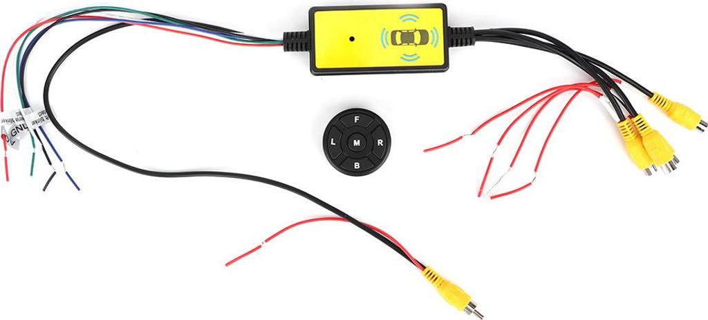 Intelligent Car Video Switcher Converter 4 Eingang 1 Ausgangsschalter System Auto -Teile