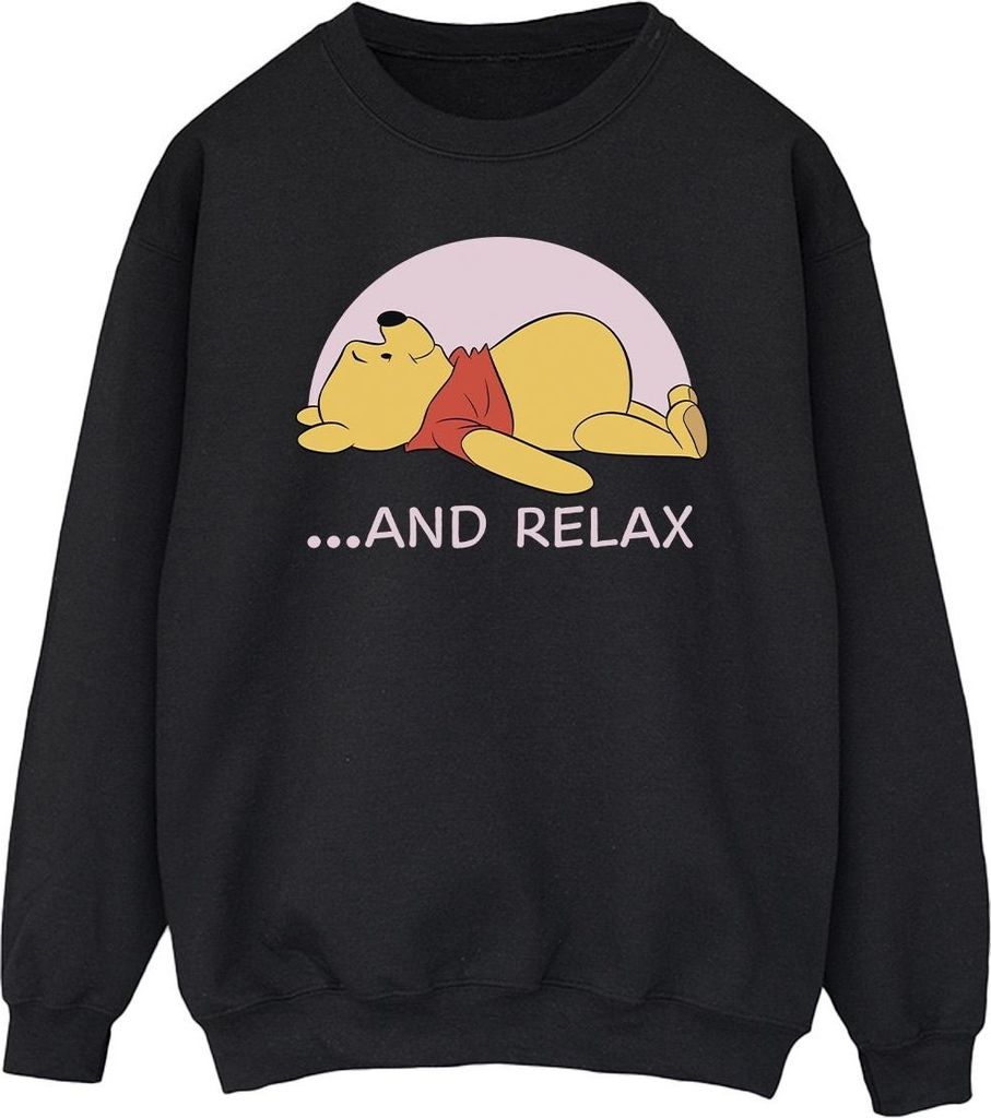 Disney - "Relax" Sweatshirt für Herren BI50820 (S) (Schwarz)