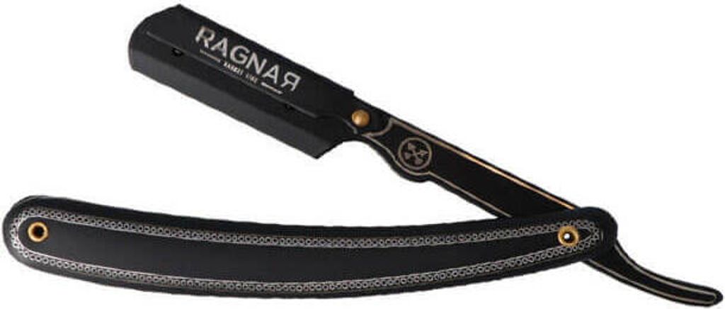 Barbier-Rasiermesser BLACK RAGNAR EUROSTIL Produktbild 
