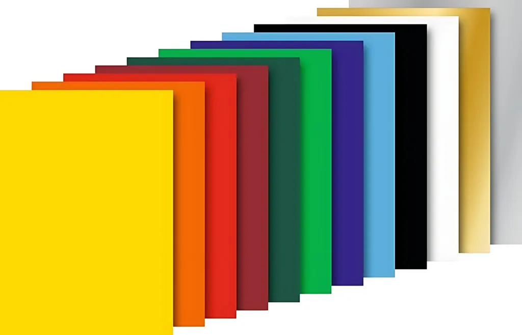 Cahier de Papier Coloré Brillant Heyda pour Découpage et Loisirs Créatifs