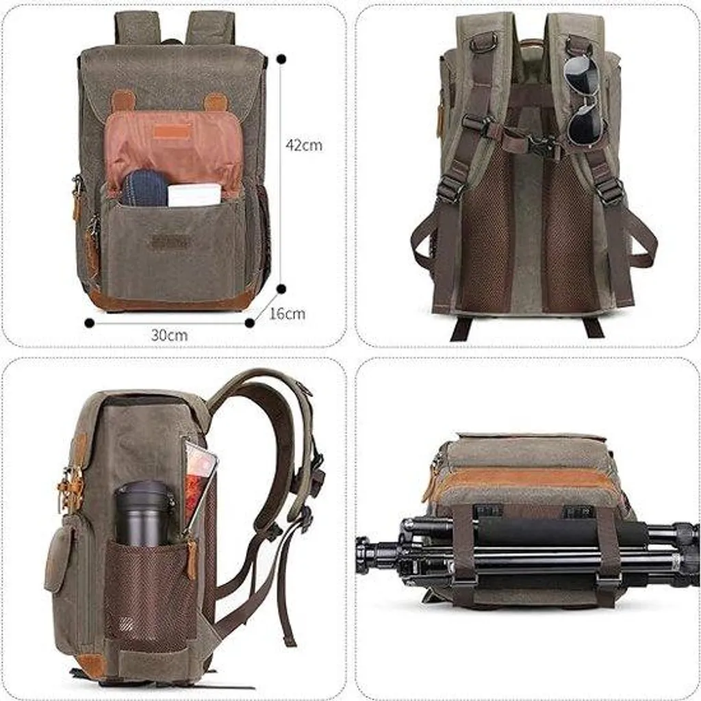 Sac à dos pour appareil photo numérique - Modèle EOS-X Pro Noir 25L