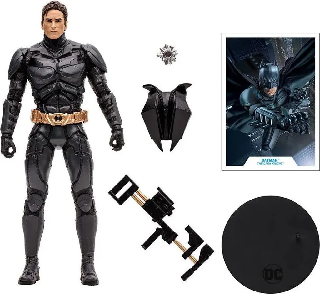 Figurine McFarlane Batman Dark Knight DC Multiverse 18 cm - Noir
