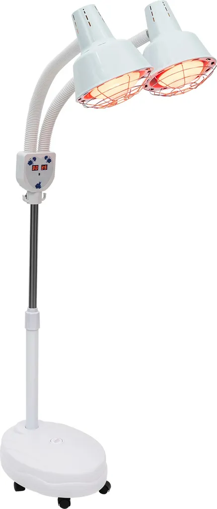 Lampe chauffante infrarouge pour soins du corps et relaxation blanche