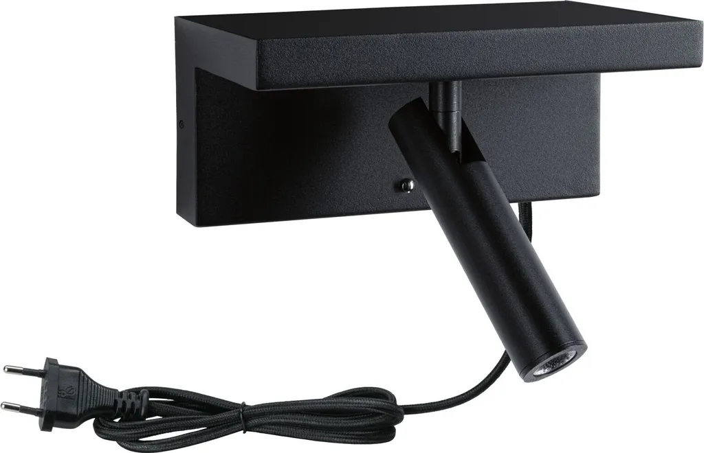 Paulmann Jerik : LED Applique Murale Moderne au Design Noir Intemporel