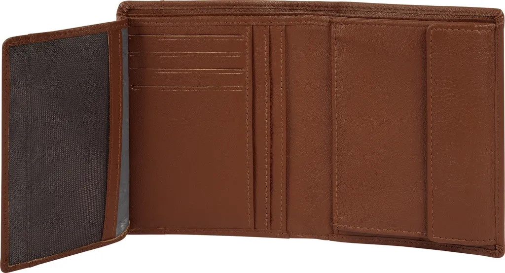 Porte-monnaie Banda Bugatti 021456 Cuir Cognac au Design Minimaliste - 12
