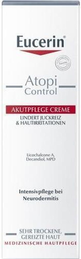 Eucerin AtopiControl Akutpflege Creme lindert Juckreiz, 40 ml Creme