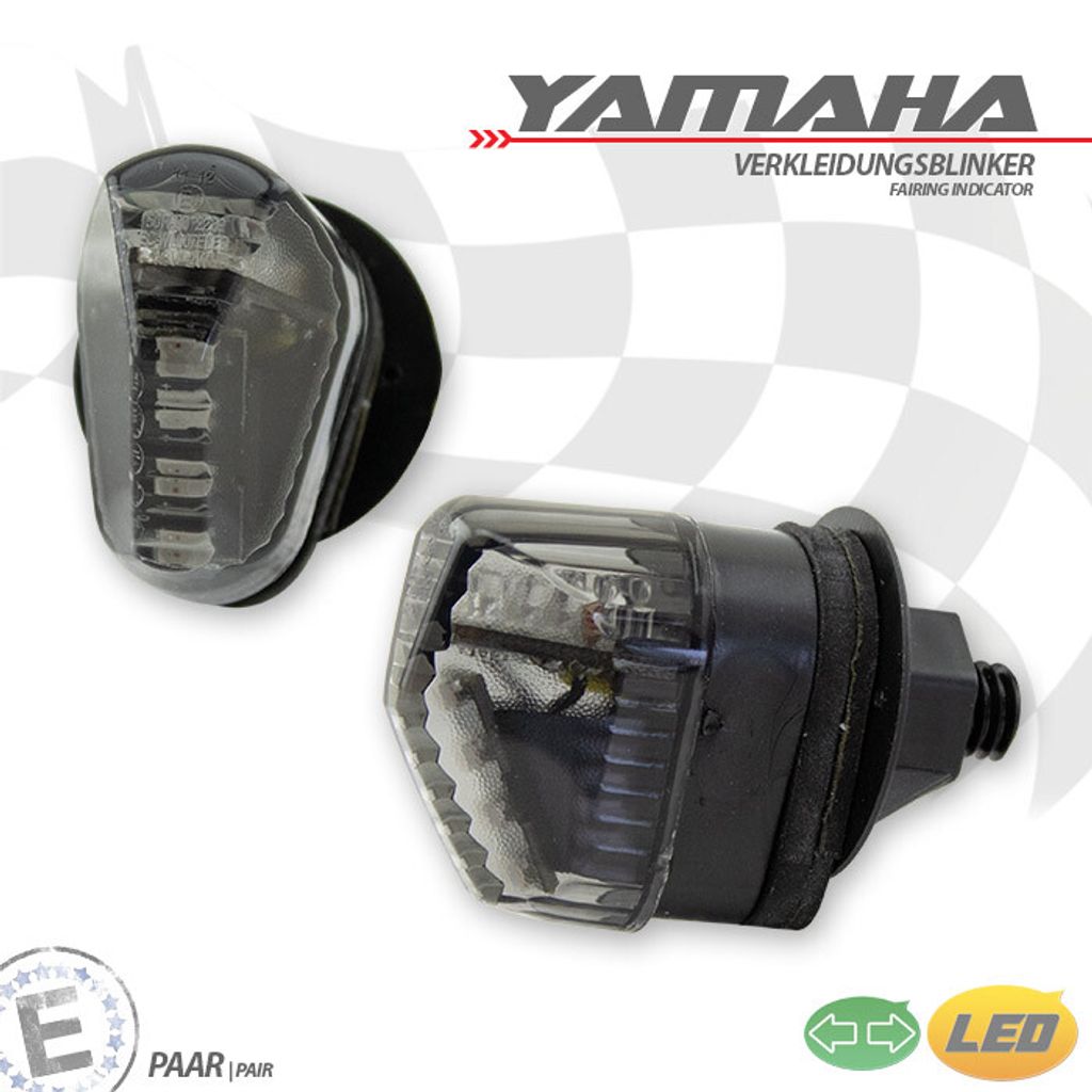 LED-Verkleidungsblinker passend für Yamaha getönt Paar Produktbild 