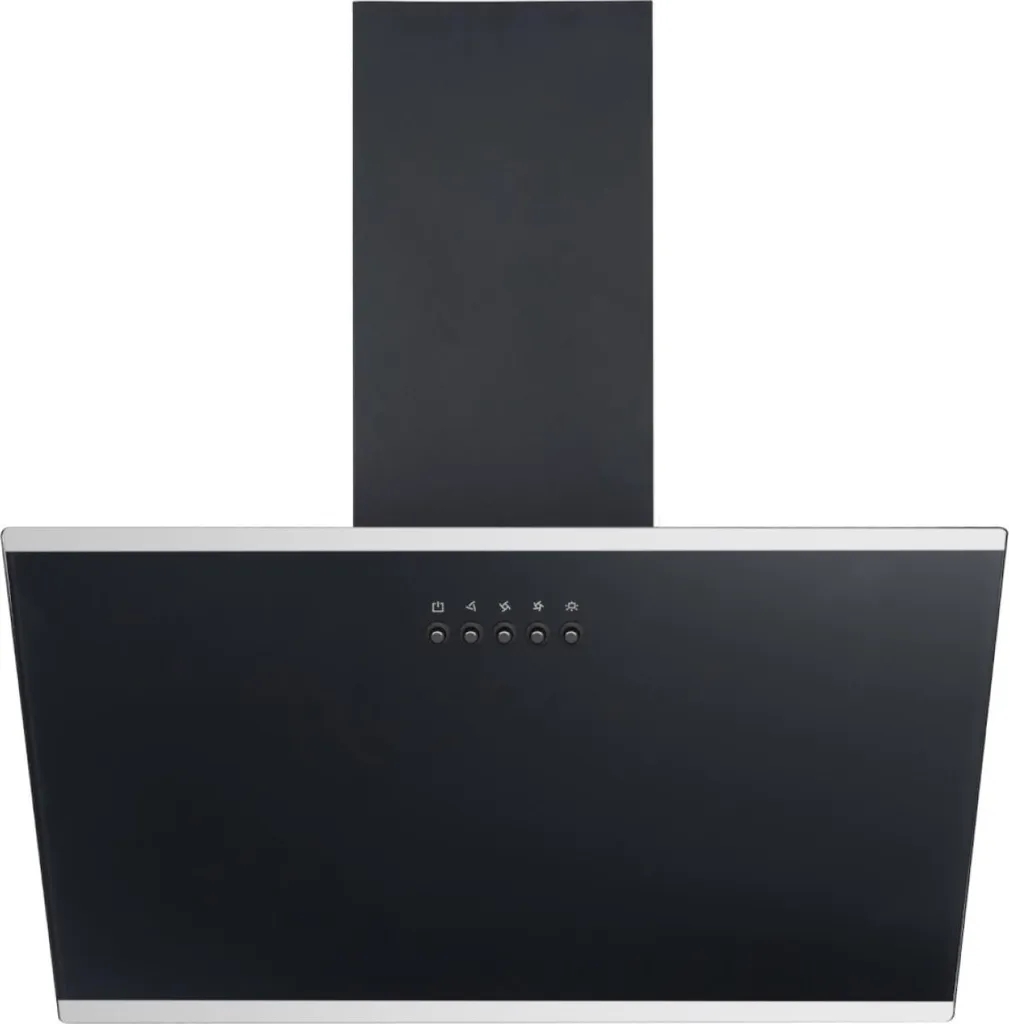 PKM S23-60 ABPY Hotte aspirante murale 60cm verre noir pour cuisine