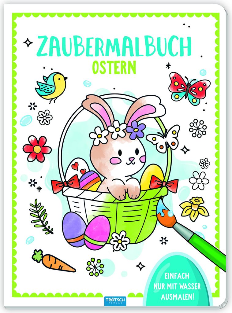 Zaubermalbuch Ostern 3J 16S 20x27cm