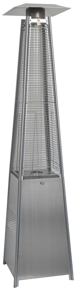 Fornorth Heizstrahler Pyramid 13kW gasbetrieben, edelstahl Produktbild 