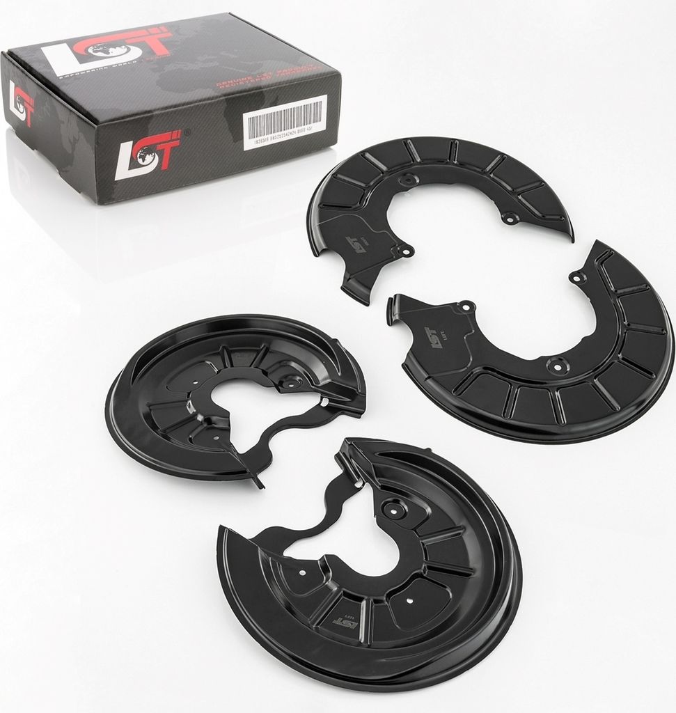4x Spritzblech Abdeckblech Ankerplatte Bremse Komplett Set für SEAT LEON 1P
