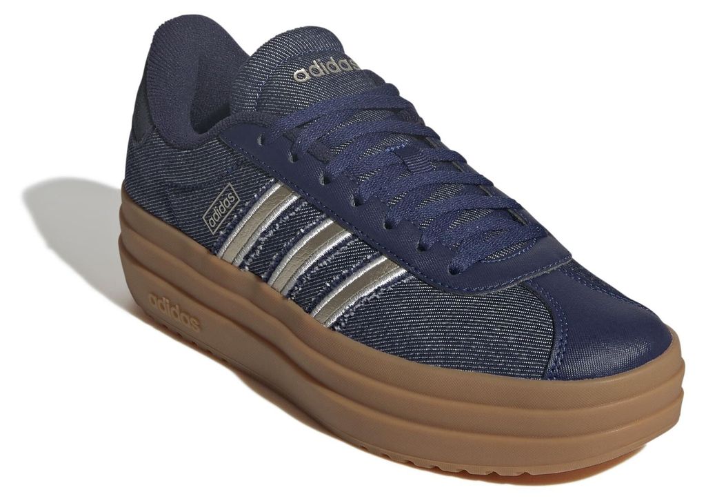 Adidas Damen Schnürschuhe VL COURT BOLD 39945-5.5, 39945-6.5, 39945-8 ADI-JS4471 dkblue/cybemt/aurink 6.5